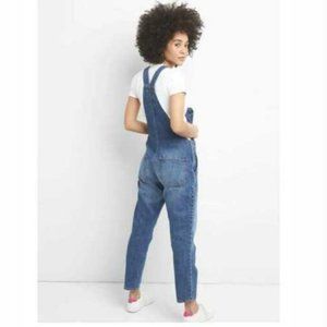 NWT- Gap Denim Slouchy Bib Overalls